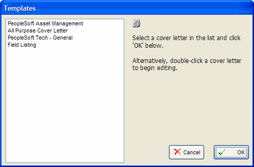 Edit a cover letter to use for a job application